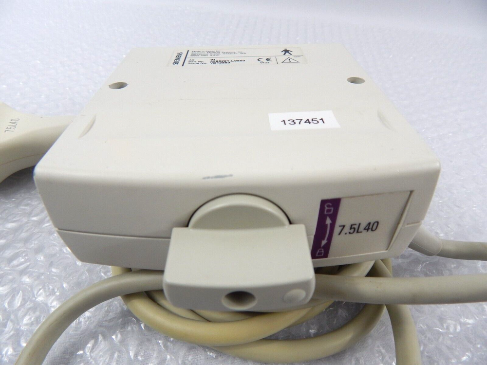 SIEMENS 7.5L40 P/N 5260281-L0850 LINEAR ARRAYA PROBE