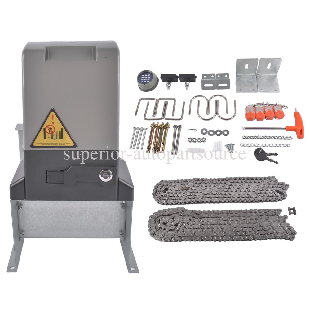 Gate Operator Hardware Security System Kit with APP Controls for Sliding Gate