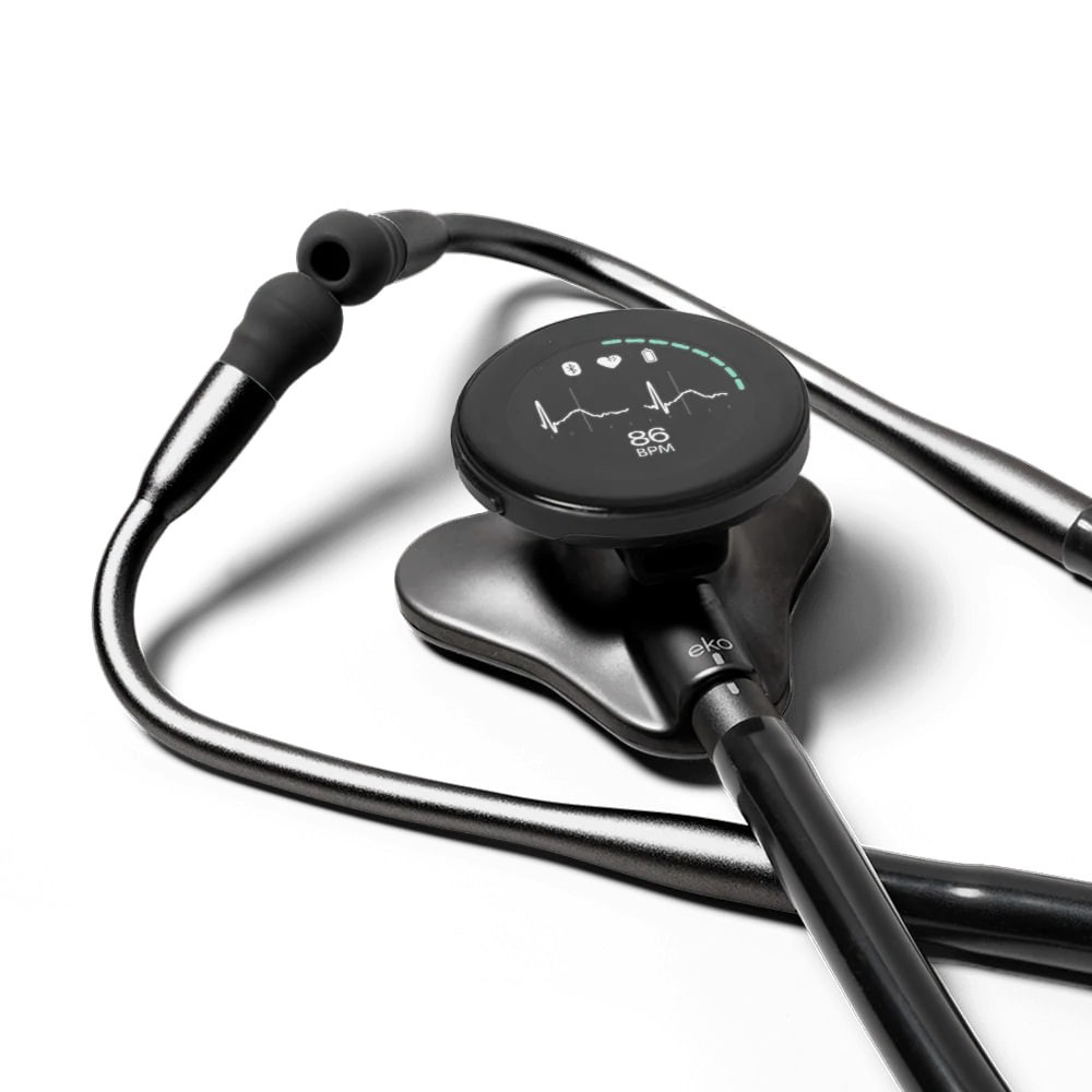 Eko CORE 500 Digital Stethoscope - Matte Black New
