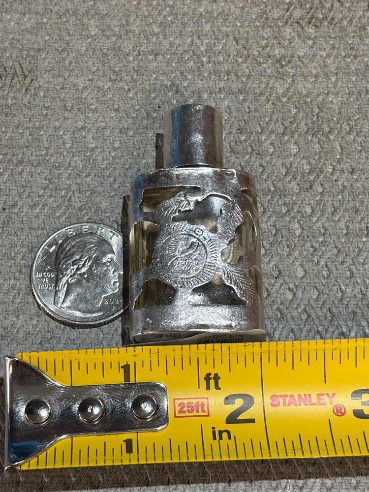 Sterling Silver perfume/beard oil bottle