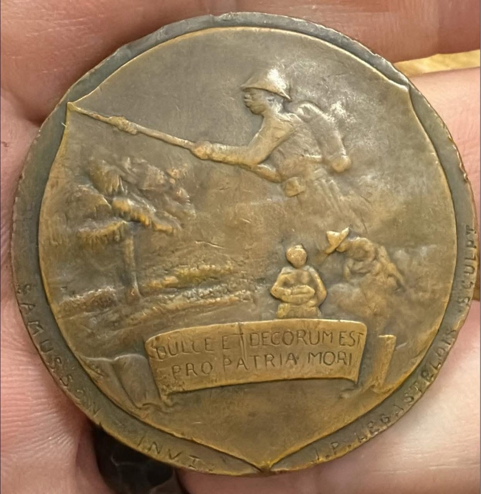WWI US 371st Infantry Medallion/P488