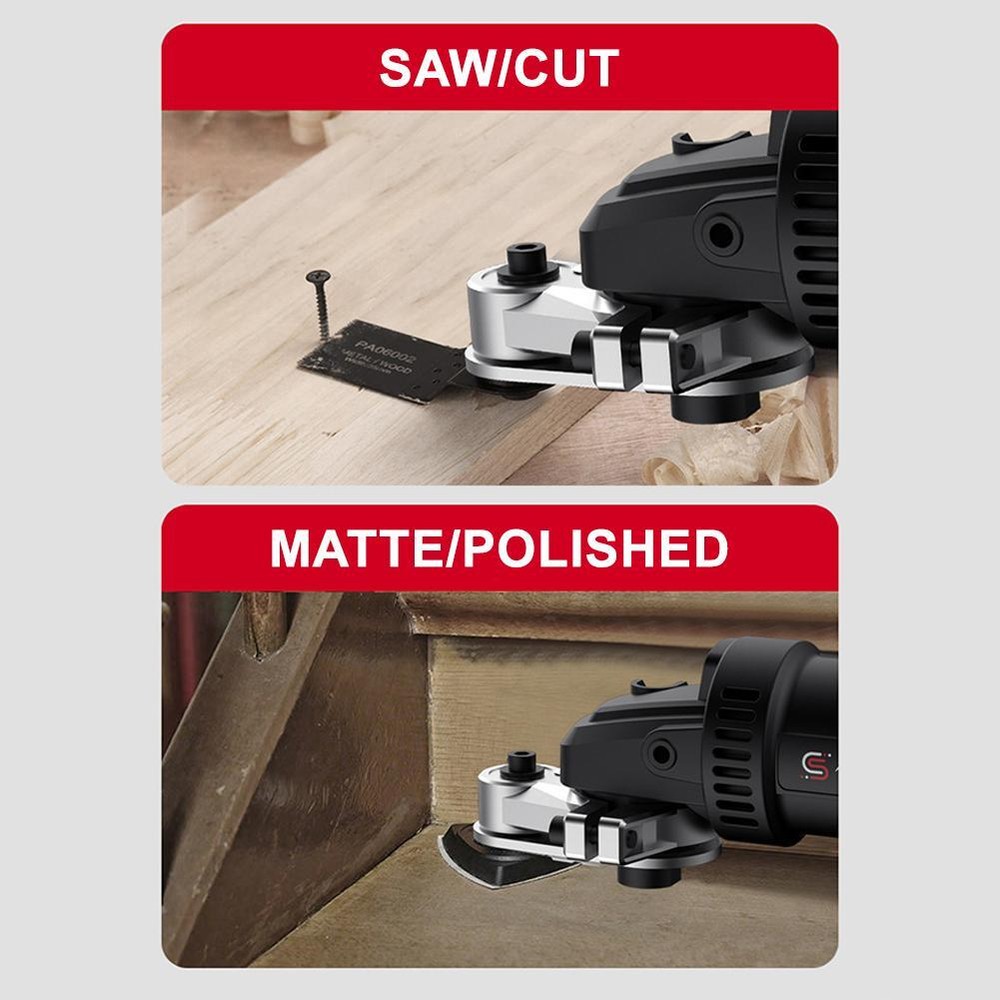 Angle Grinder Adapter Modification Access Angle Grinder Woodworking Tools P6M9