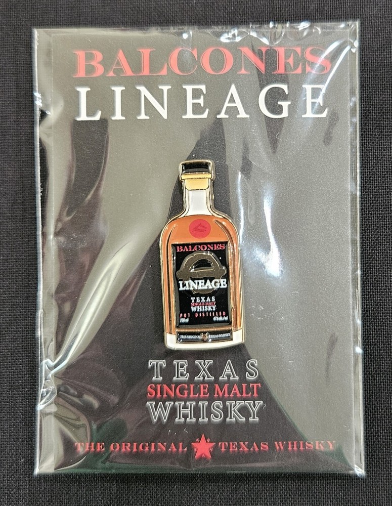 Balcones Lineage Texas Single Malt Whisky Pins!