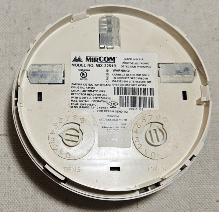 Mircom MIX-2251B Smoke Detector