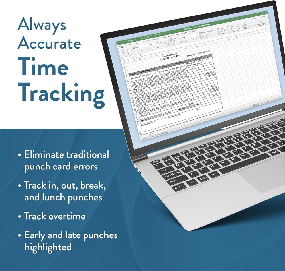 Acroprint BioTouch Self-Contained Automatic Biometric Fingerprint/Proximity Time