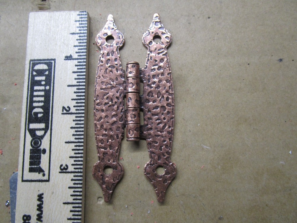 Belwith Hammered Copper Flat Spade Hinge P106-AC 904138