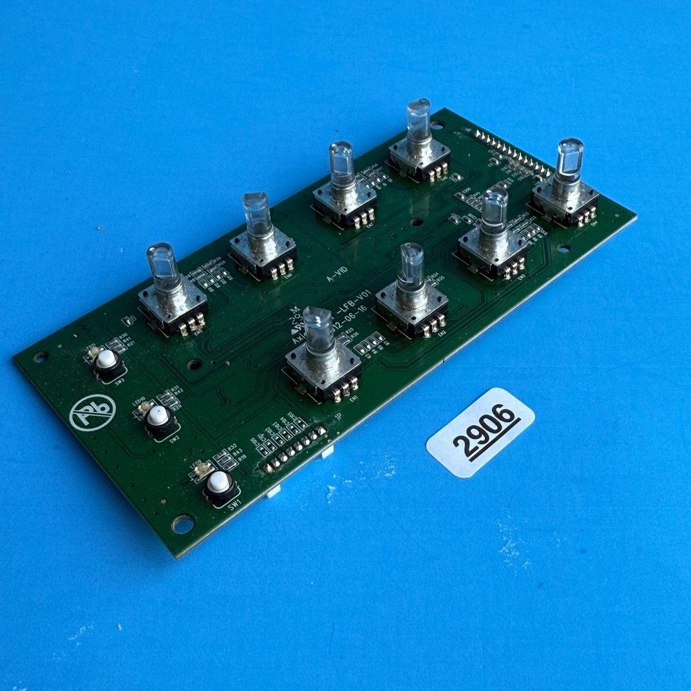 M-AUDIO AXIOM AIR 49 MIDI Controller Part Lighted Control Knob Encoder Board PCB