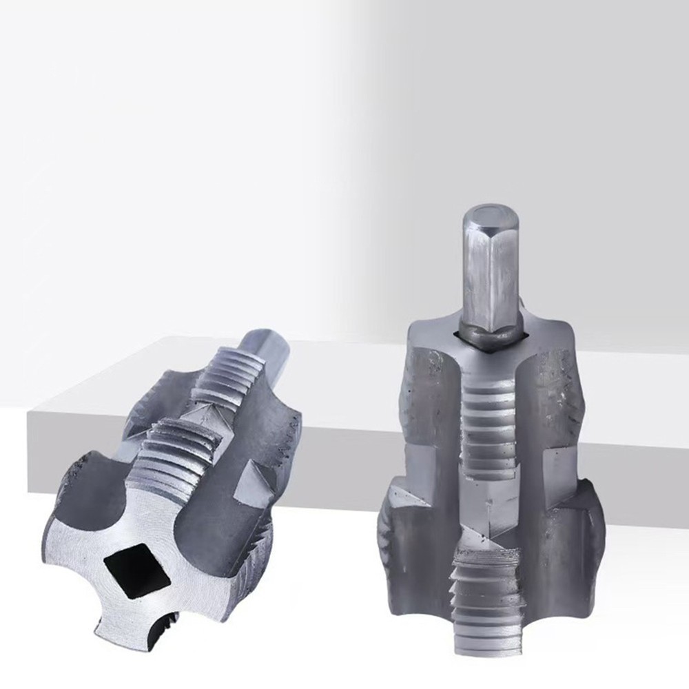 Home Improvement PVC Pipe Threader Double-ended Design Drill Compatible