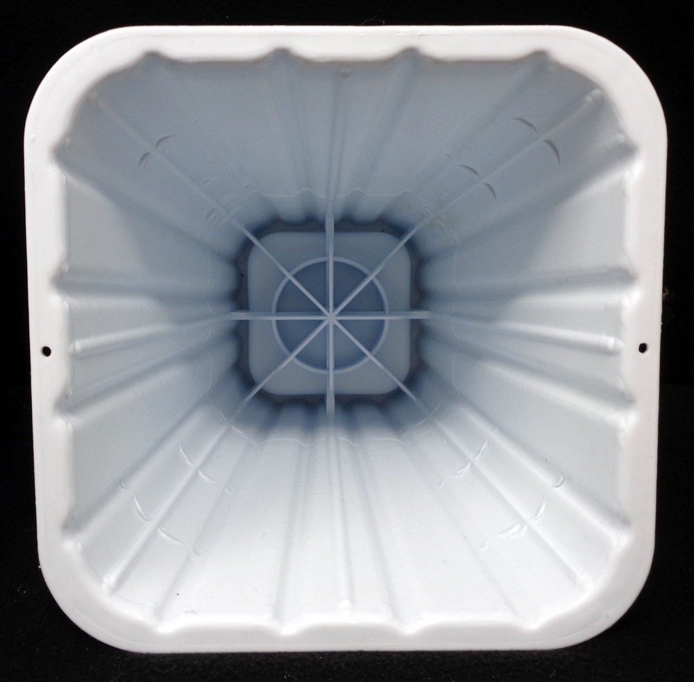 White 8" Bed Risers Set of 4