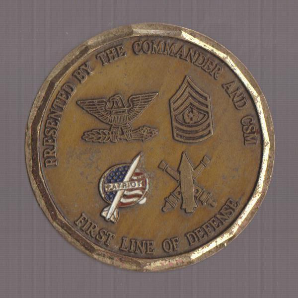 94th ADA Brigade Challenge Coins 1.5 " DIA