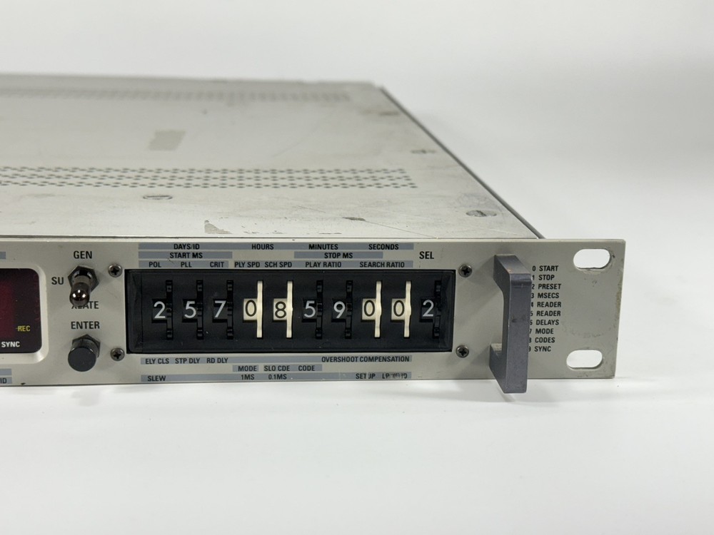 Trak Microwave 8500-12 Time Code Processor 48500-1100-110 System Vintage