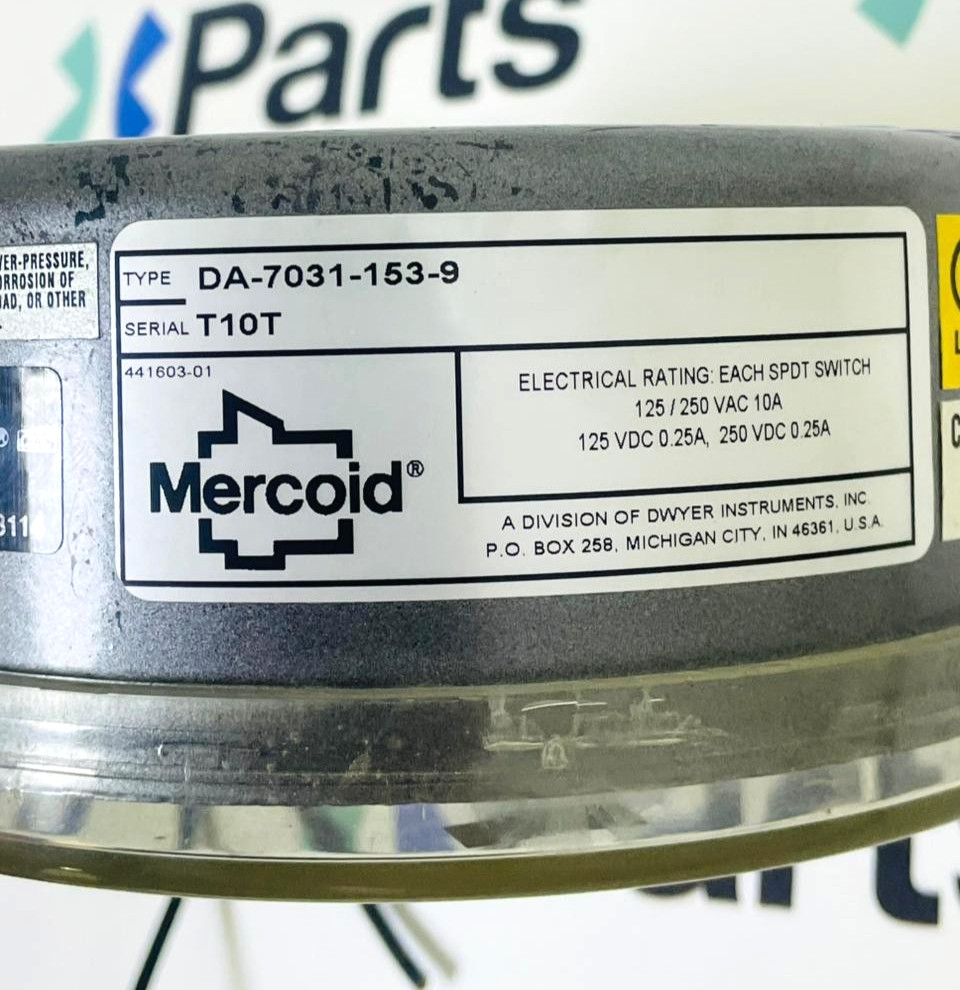 MERCOID DA-7031-153-9 Pressure Switch