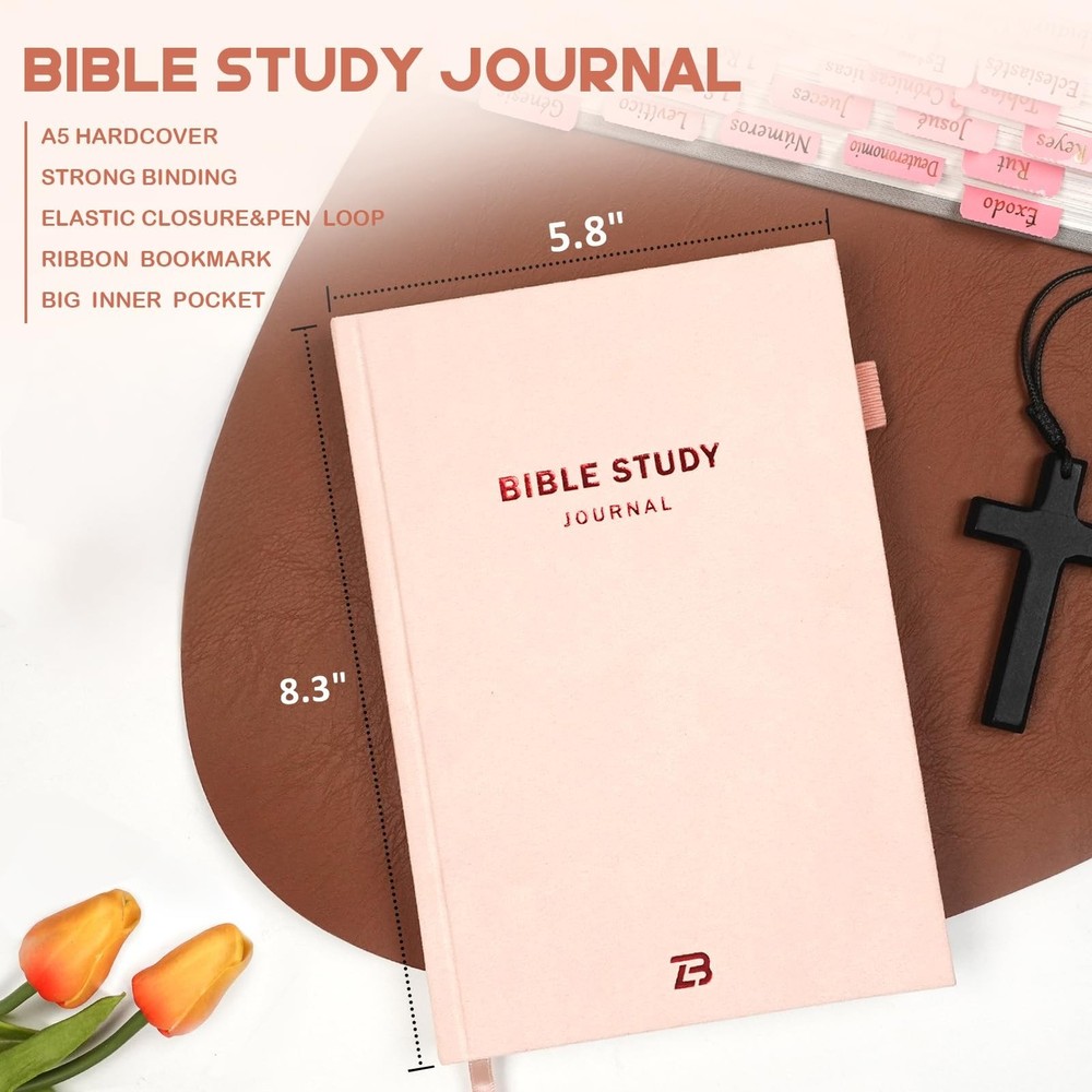 Bible Study Journal - Prayer & Christian Journals with Church Notes Notebook ...