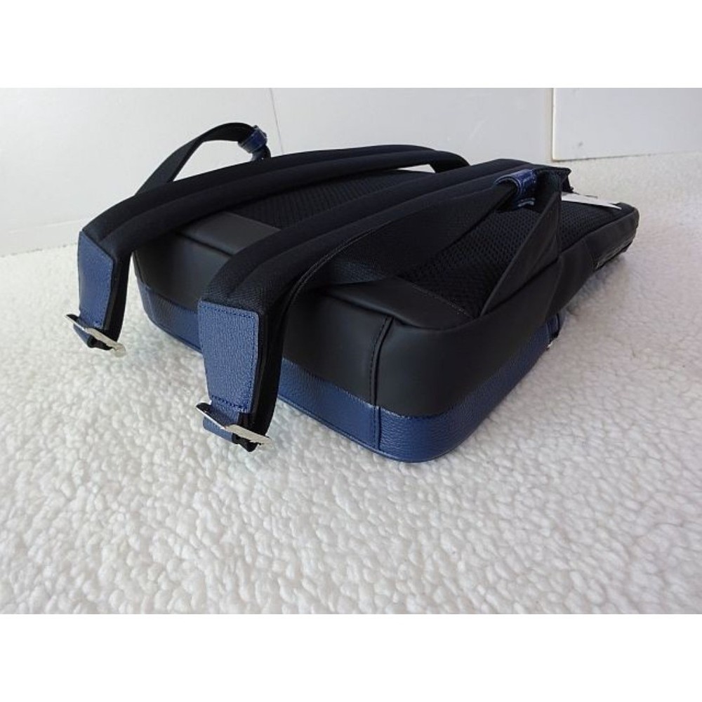 LANVIN Backpack Bag Blue Used From Japan