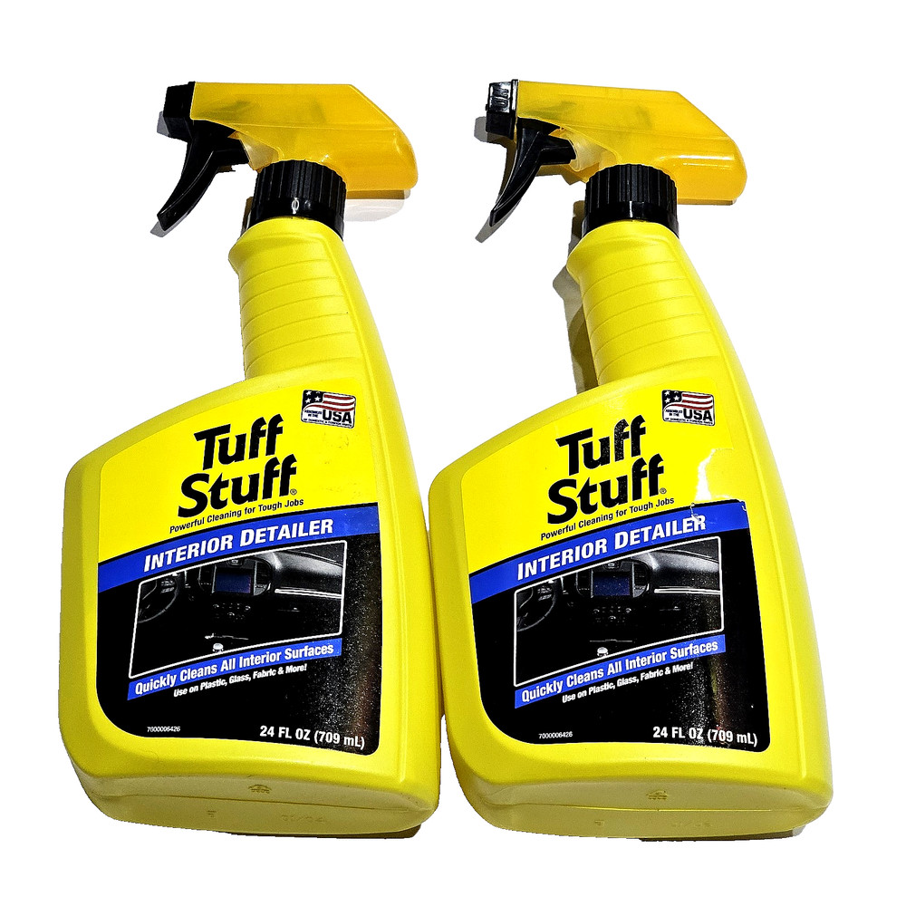 2 Pack Tuff Stuff Interior Detailer Quickly Cleans All Interior Surfaces 24oz