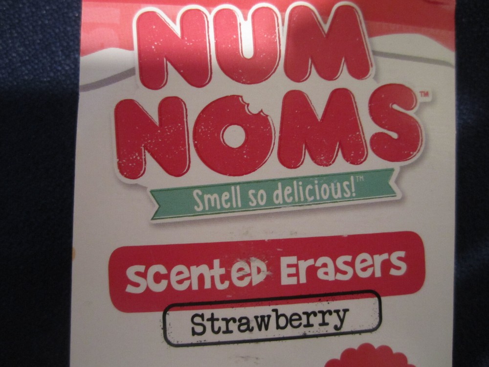 Num Noms Stackable Strawberry Scented Erasers - New