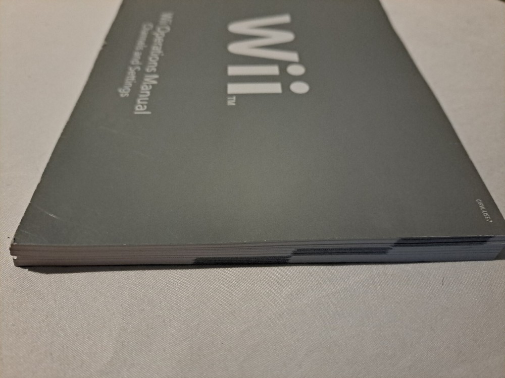 Nintendo Wii - Operations Manual Channels and Settings