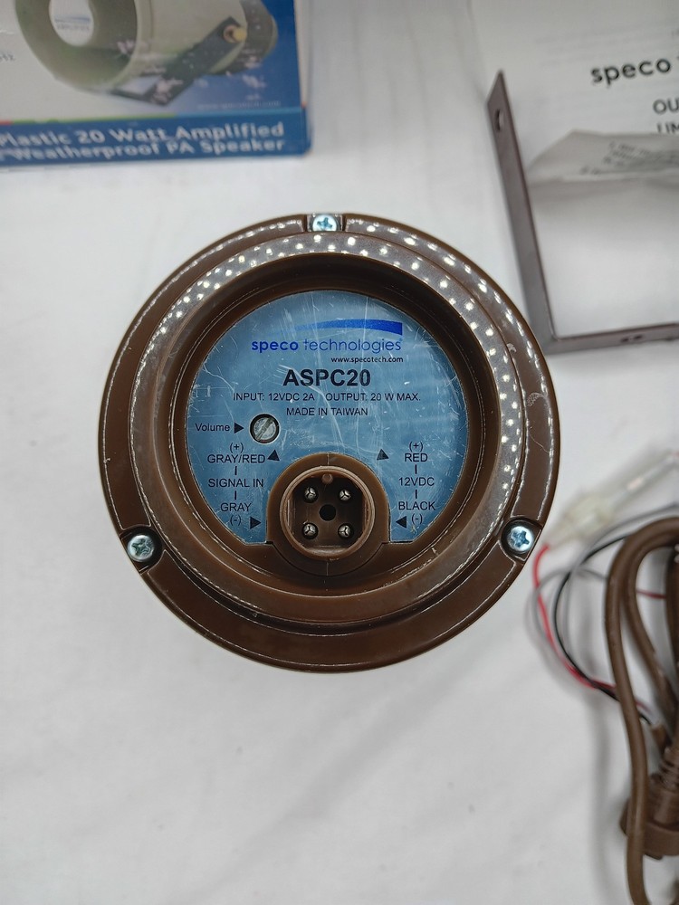Speco Technologies ASPC-20 Mobile Weatherproof PA Speaker