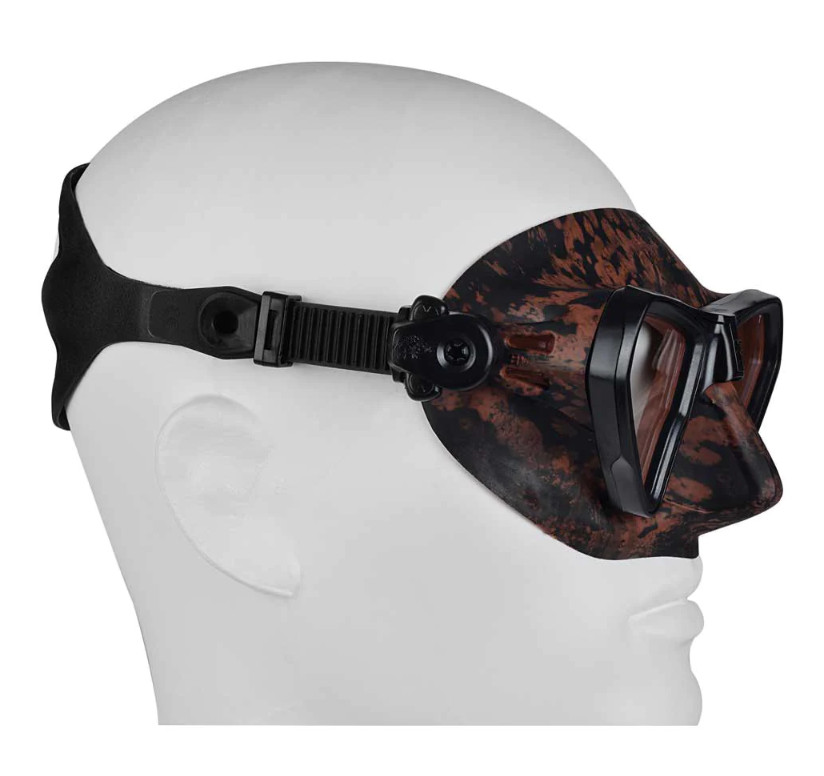 H. DESSAULT ELEMENT MASK WITH CAMERA MOUNT (FIRE CAMO - RED)