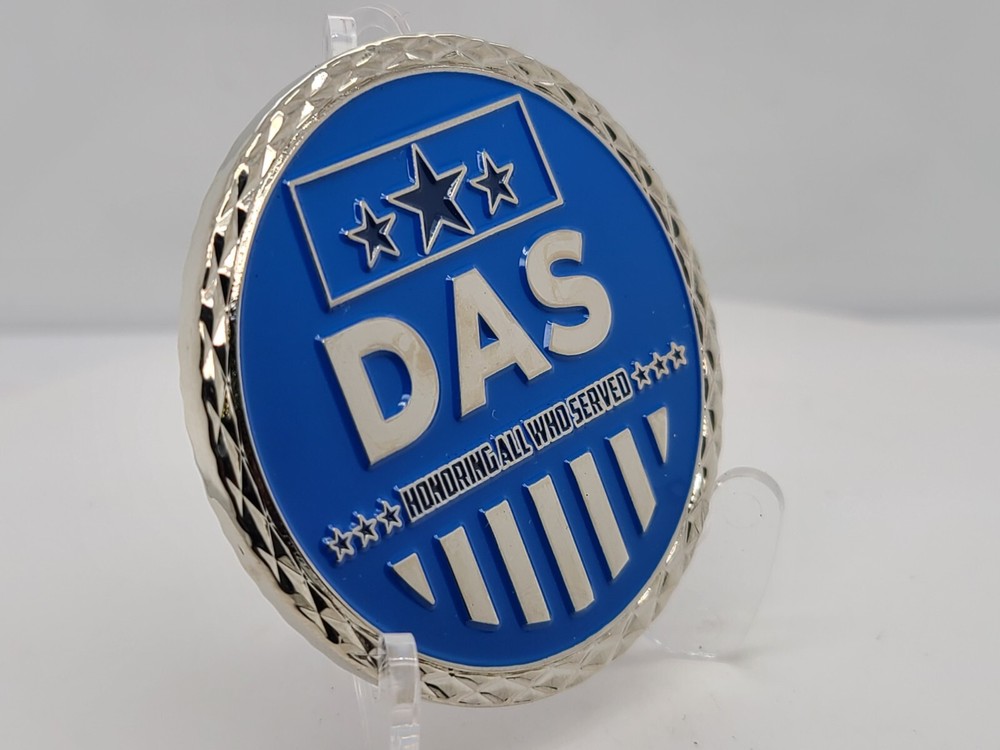 DAS Honoring All Who Served Challenge Coin