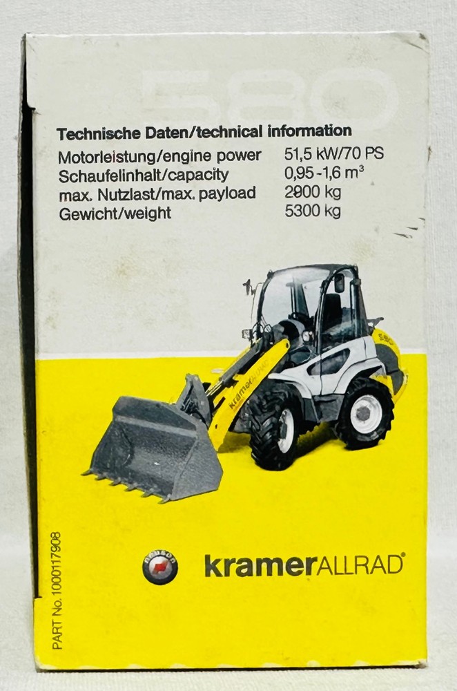 Kramer Allrad 580 Wheel Loader By DCP 1/50th Scale