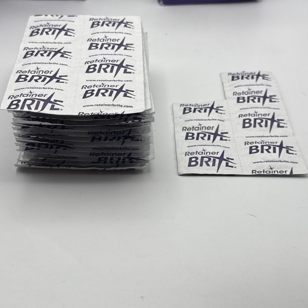 Retainer Brite 3 Open Boxes ( 322 Tablets ) Exp 04/2026