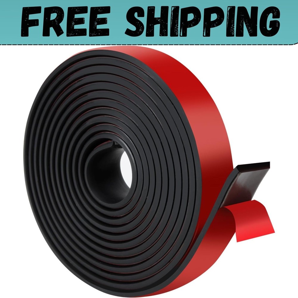 Adhesive Rubber Strips with Adhesive Backing Self Stick Neoprene Solid Rubber.