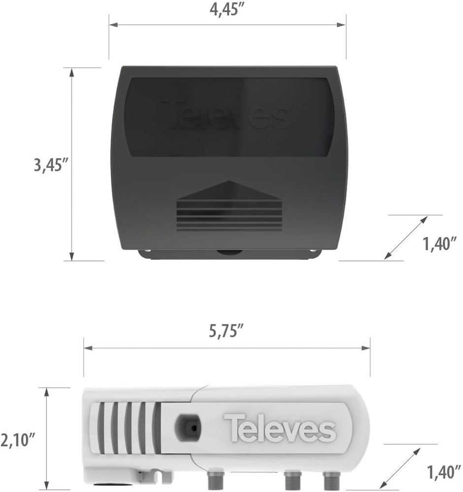 560383 Tforce Mast Preamplifier – Single Input, Automatic Gain Control, Full Ban