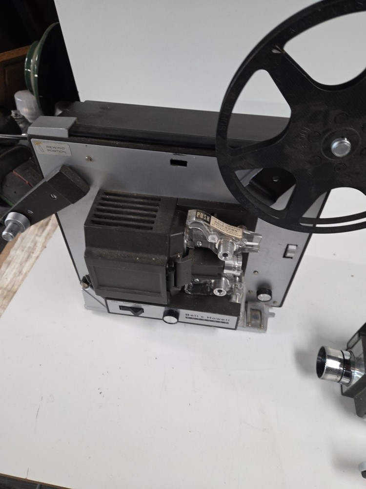 BELL & HOWELL 356A SUPER 8MM AUTOLOAD PROJECTOR Plus SUPER 8 Film Camera