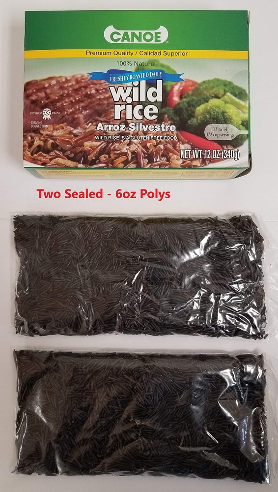 Canoe Freshly Roasted Wild Rice 12oz