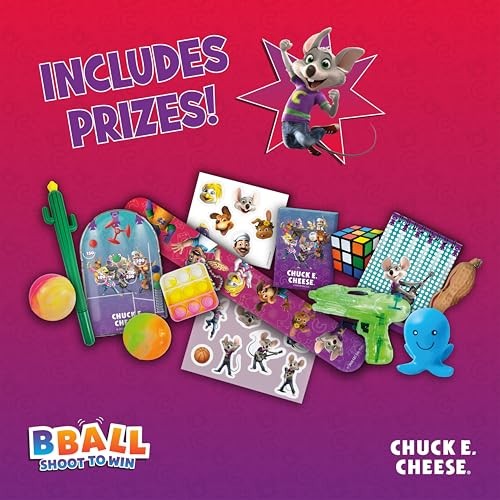 Wilder Chuck E. Cheese Basketball Tabletop Game Includes 15 Prizes – Mini