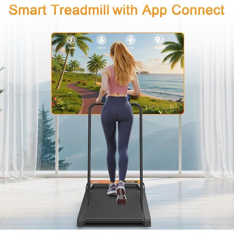 Compact Under Desk Treadmill Walking Jogging Home Exercise Quiet Design New