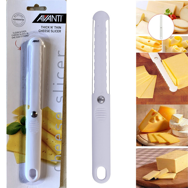 100% Genuine! AVANTI Thick N' Thin Cheese Slicer White!