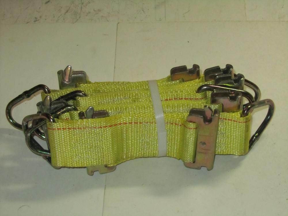 E Track Straps with Triangle Ring Pack of 6