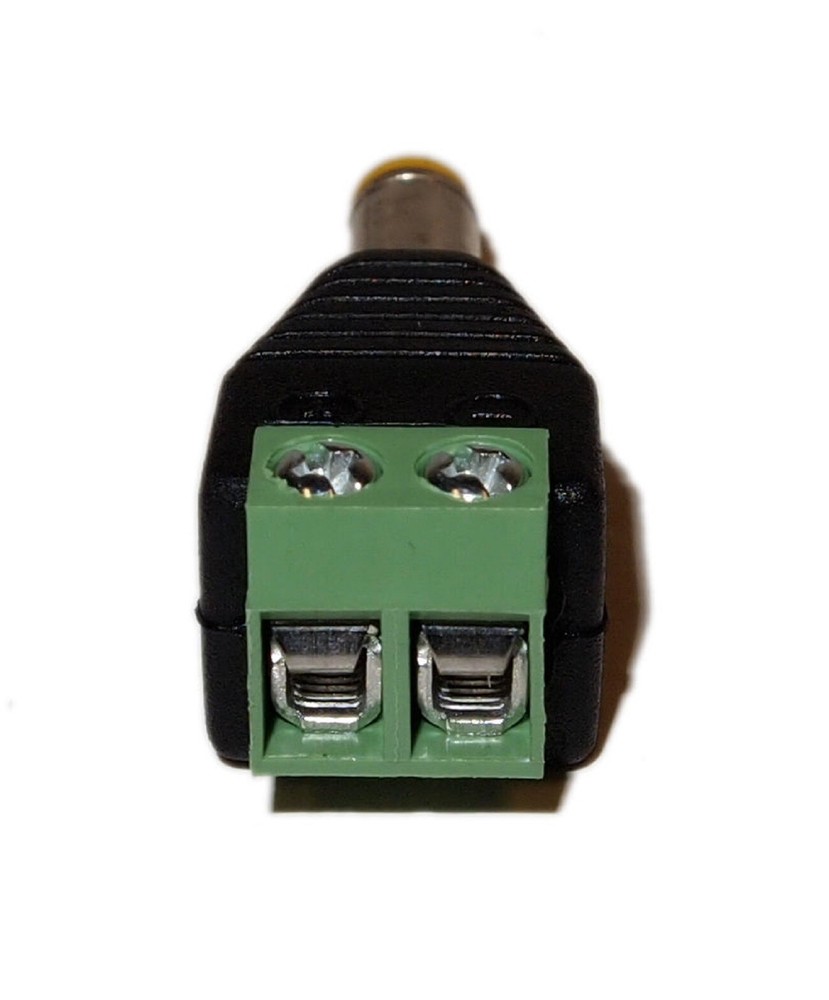 40 pcs DC Male Power Connector for CCTV Security Camera system