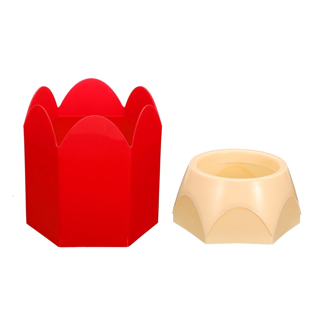 1Pcs Red Pen Holder Pencil Holder