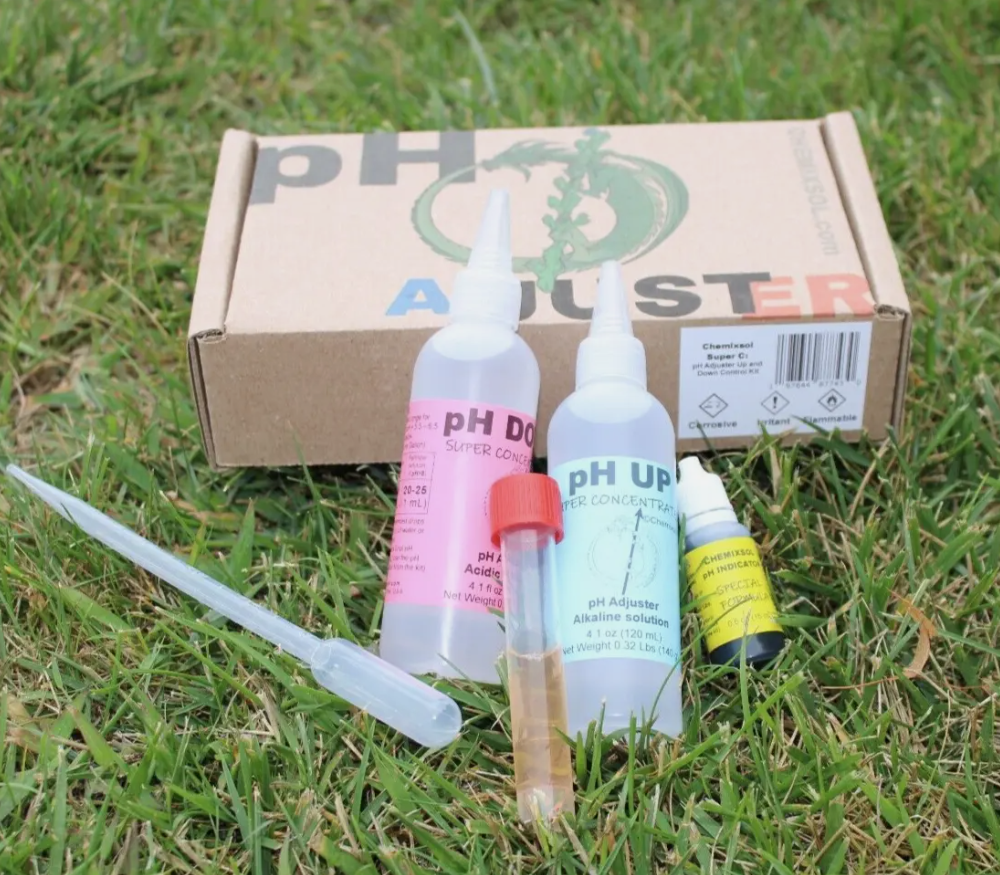 Concentrated pH Adjuster Up and Down Control Kit. Optimal Soil and Feed Water
