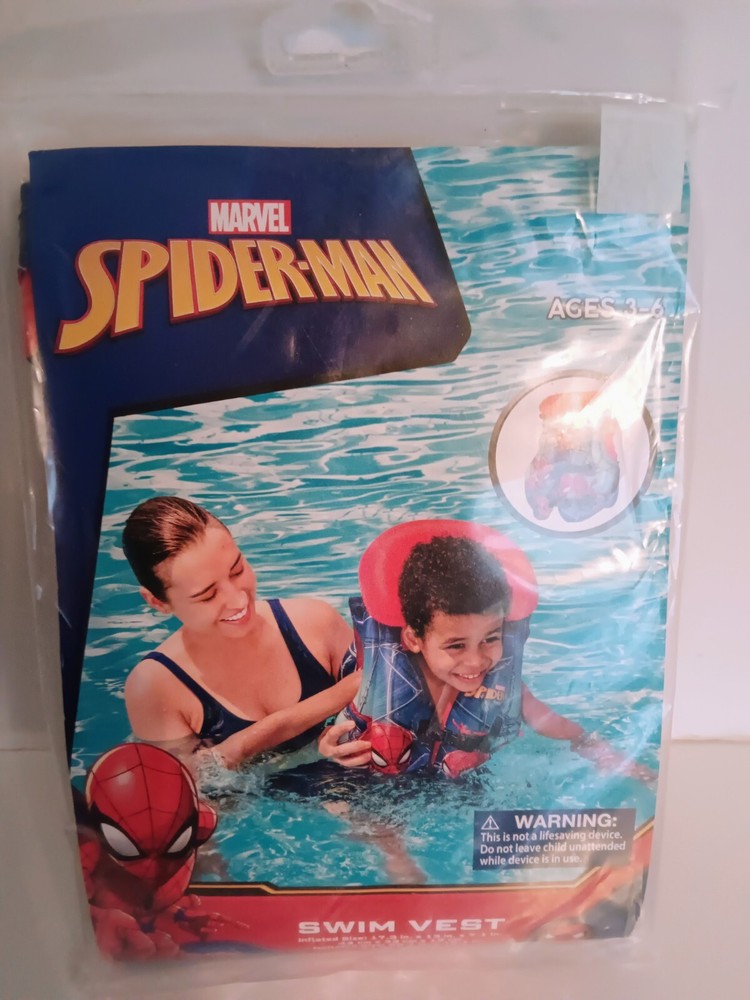 Spider-Man Marvel Swimvest NIP Age 3-6