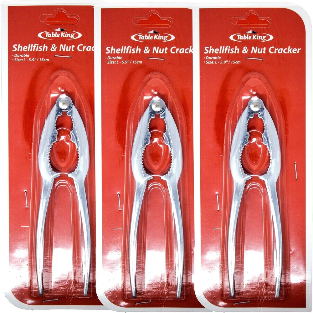 Lobster Nut Cracker Seafood Shellfish Crab Cracking Tool Opener 5.9" (1-5 Pack)