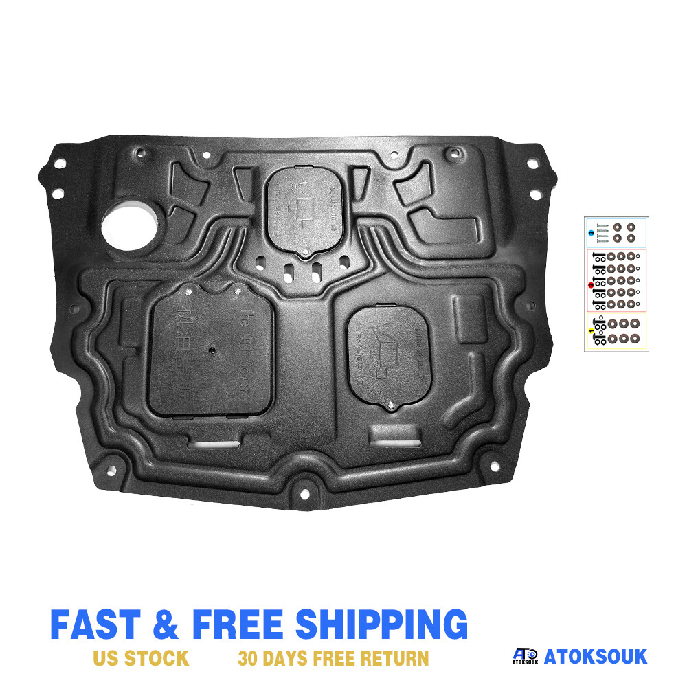 Thick Engine Splash Shield For Volvo XC90 2017-2024 Front Engine Guard Hard