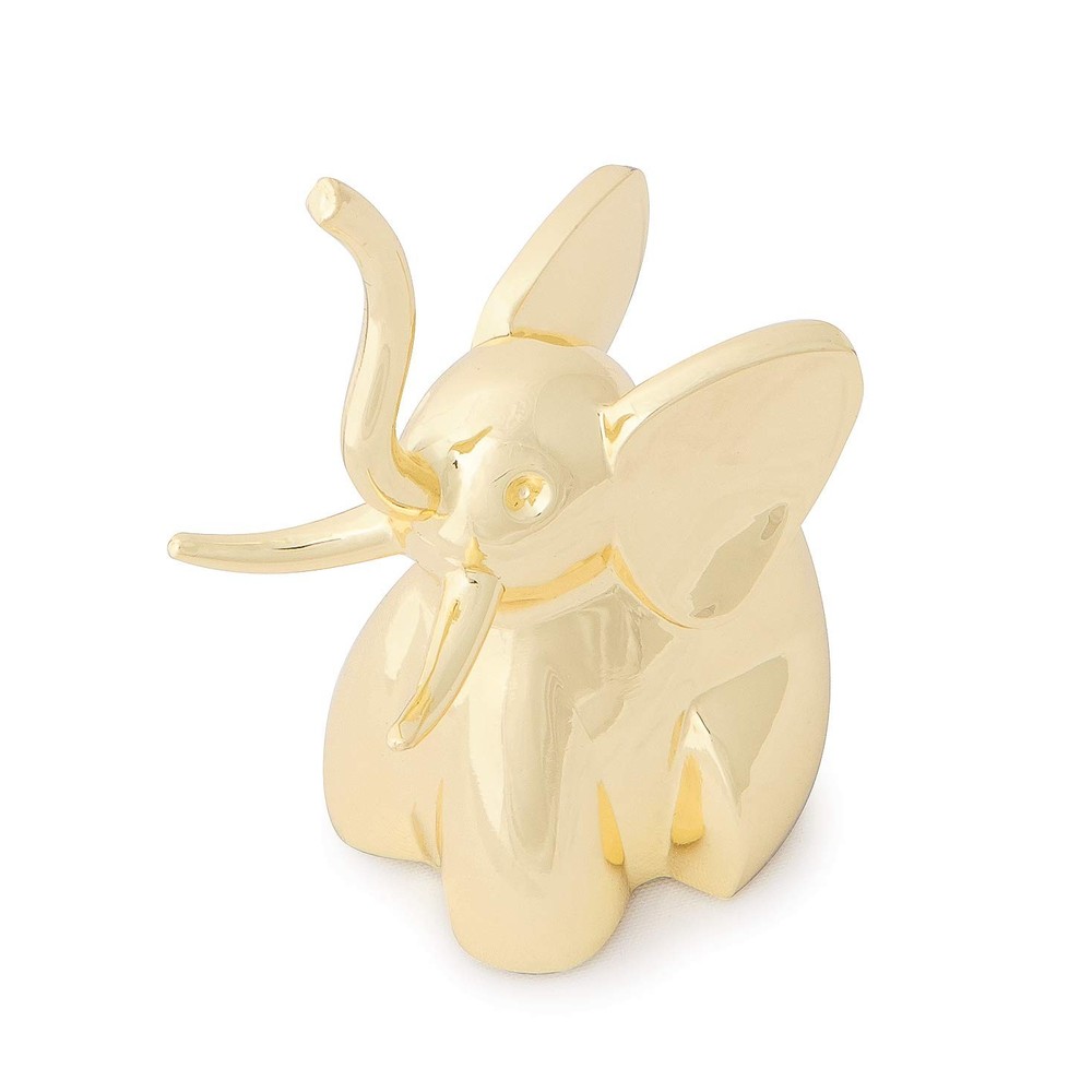 Umbra Zoola Elephant Ring Holder, Brass
