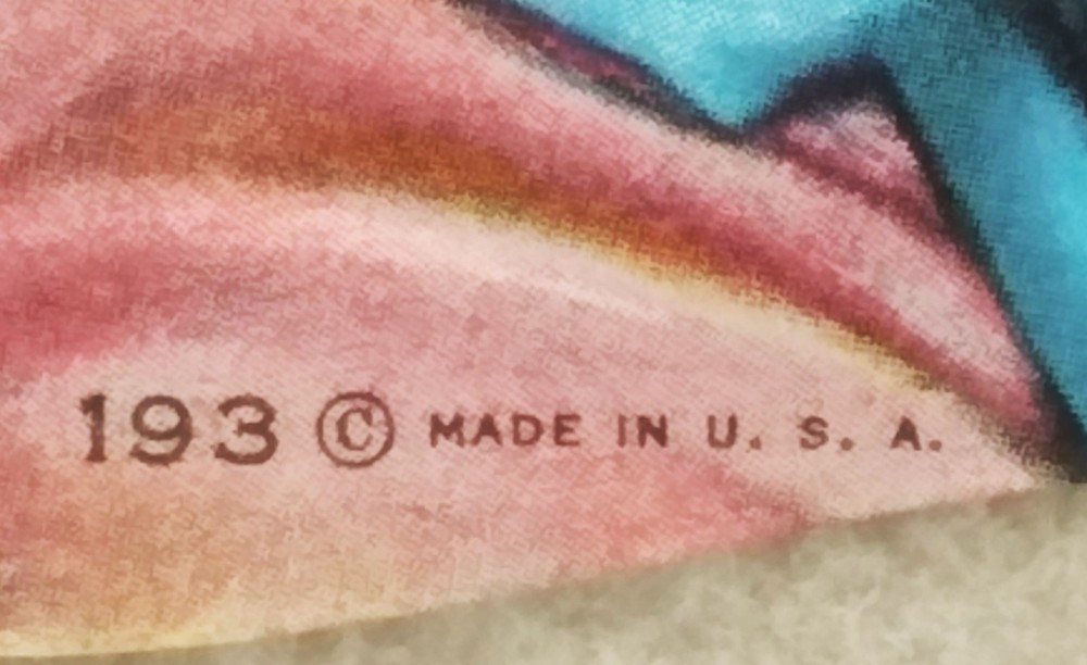 c1920 Ad Hand Fan Sample