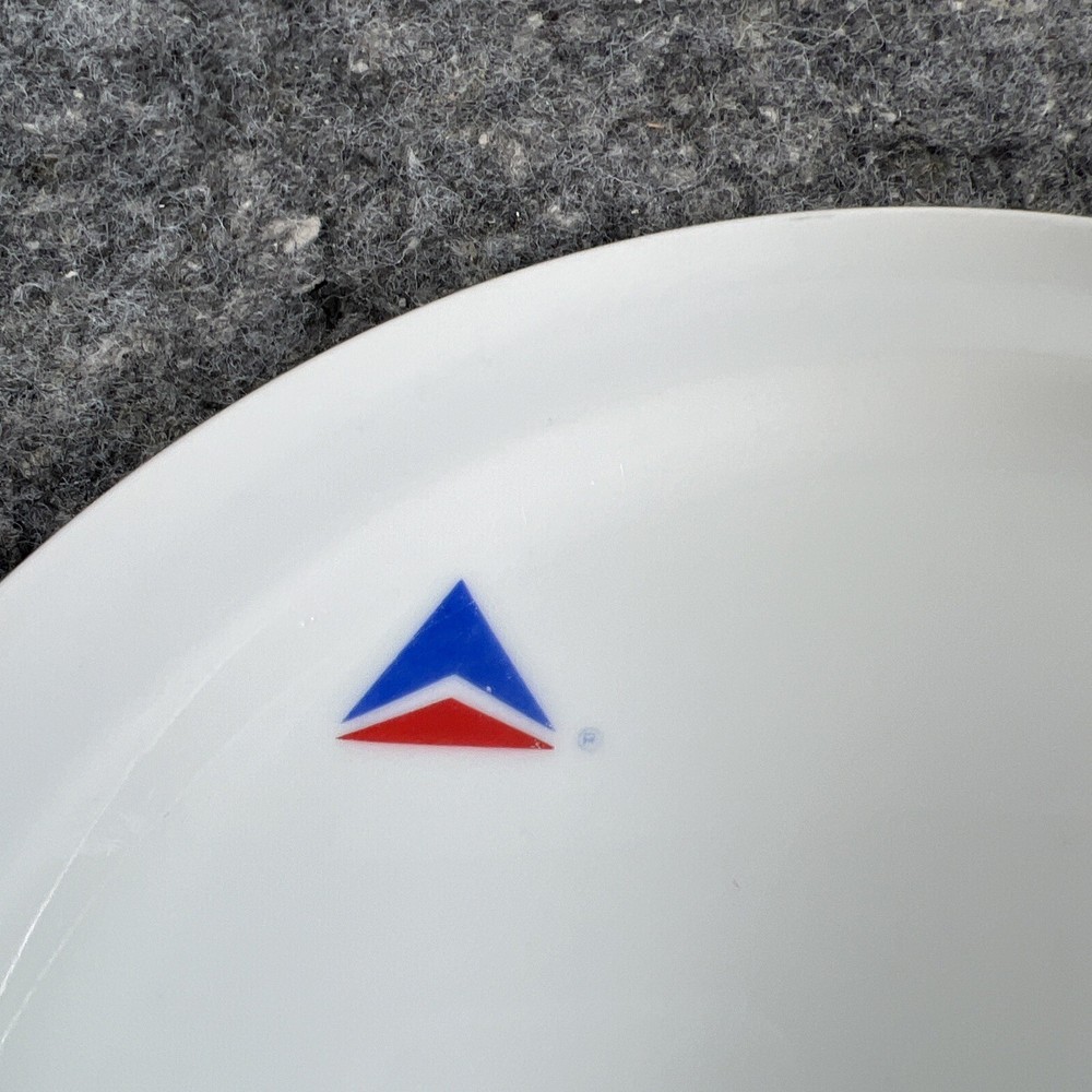 Vintage DELTA AIR LINES Dinner Plate 8" First Class Abco Tableware New York