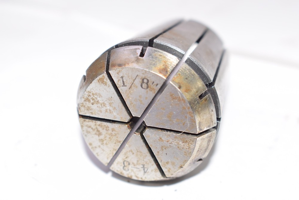 Machinist Collet, Round Style, Size: 1/8'', Model: 4-3