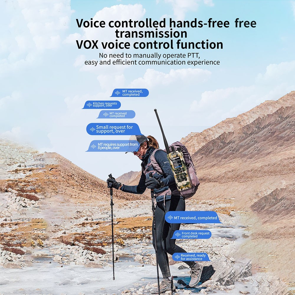 BAOFENG UV-32 GPS 10W Multi Band Transceiver Bluetooth Programming Two Way Radio