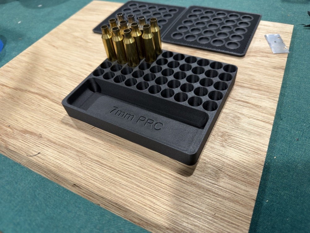 7mm PRC Reloading trays, Printed in PLA+.  Can Make For Any Caliber.