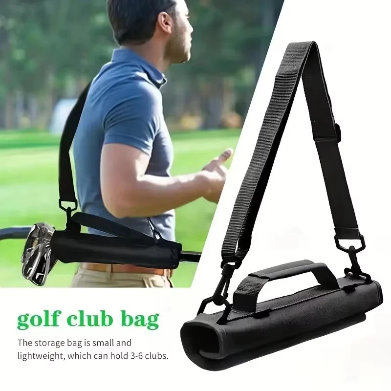 Mini Golf Stand Bag Lightweight Driving Range Carrier Adjustable Strap