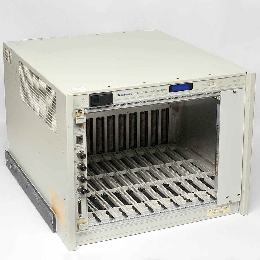 Tektronix TLA7016 6-Slot Benchtop Logic Analyzer Mainframe with Interface Module