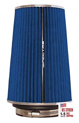 Universal Clamp-On Air Filter: High 8.75 in Height; 6 in, Base; 4.75 in Top