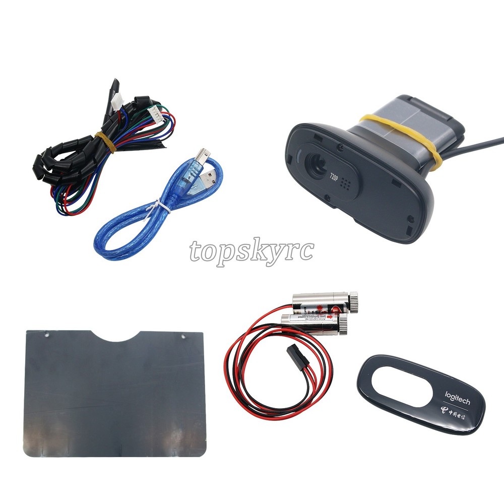 3D Open Source DIY 3D Scanner Kit Advanced Laser Scanner w/ C270 Camera 3D -new